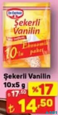 DR. OETKER ŞEKERLİ VANİLİN 10X5 G